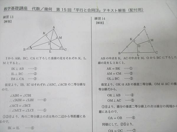 鉄緑会 大阪校 中1 数学基礎講座 代数/幾何/問題集 第1/2部 テキスト通年セット【テスト87回分付き】 2024 計4冊 105L0D 楽天市場】鉄緑会 大阪校 中1 数学基礎講座 代数/幾何/問題集 第