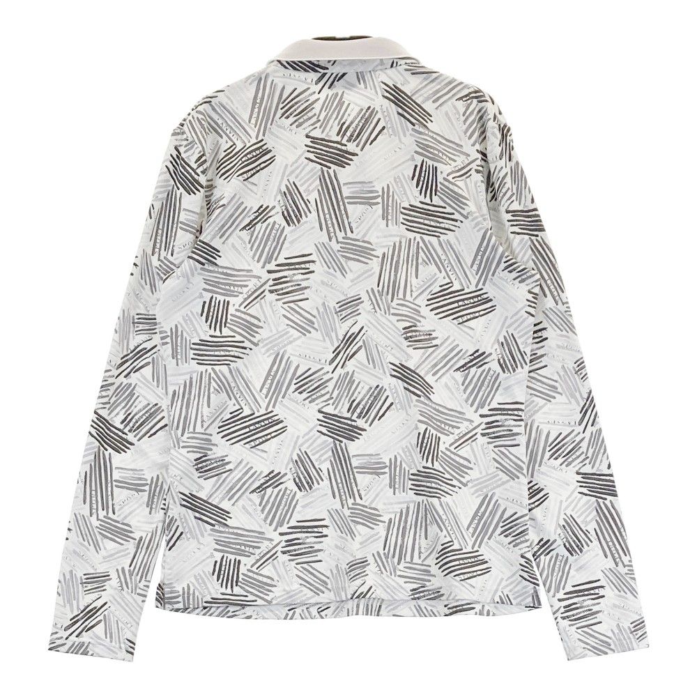 【新品タグ付き】LANVIN SPORT ランバンスポール 総柄シャツ 40 ランバンスポール 40 LANVIN SPORT ランバンスポール 総柄 刺繍ロゴ