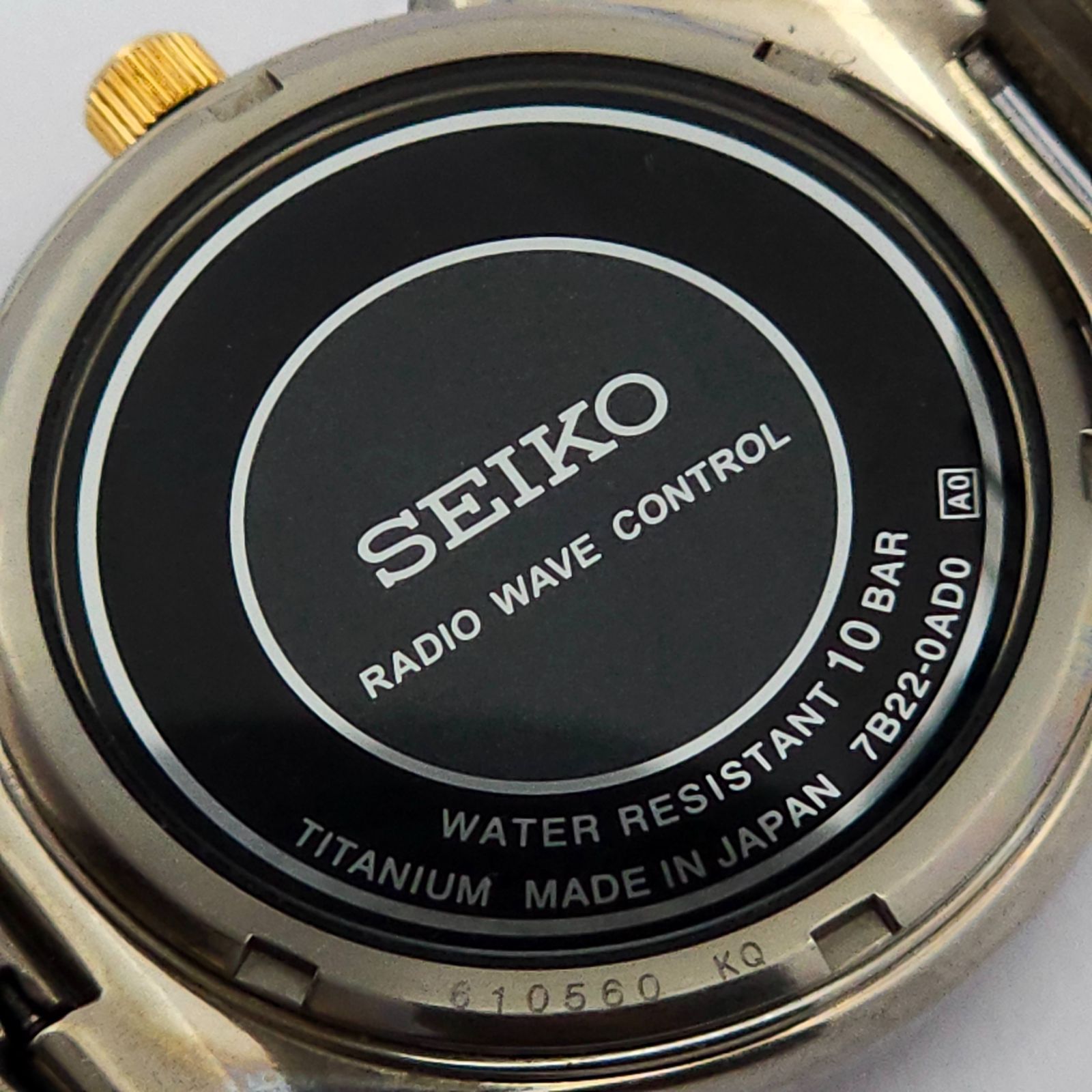 SEIKO セイコー 7B22-0AD0 ソーラー電波 動作品 チタニウム - メルカリ