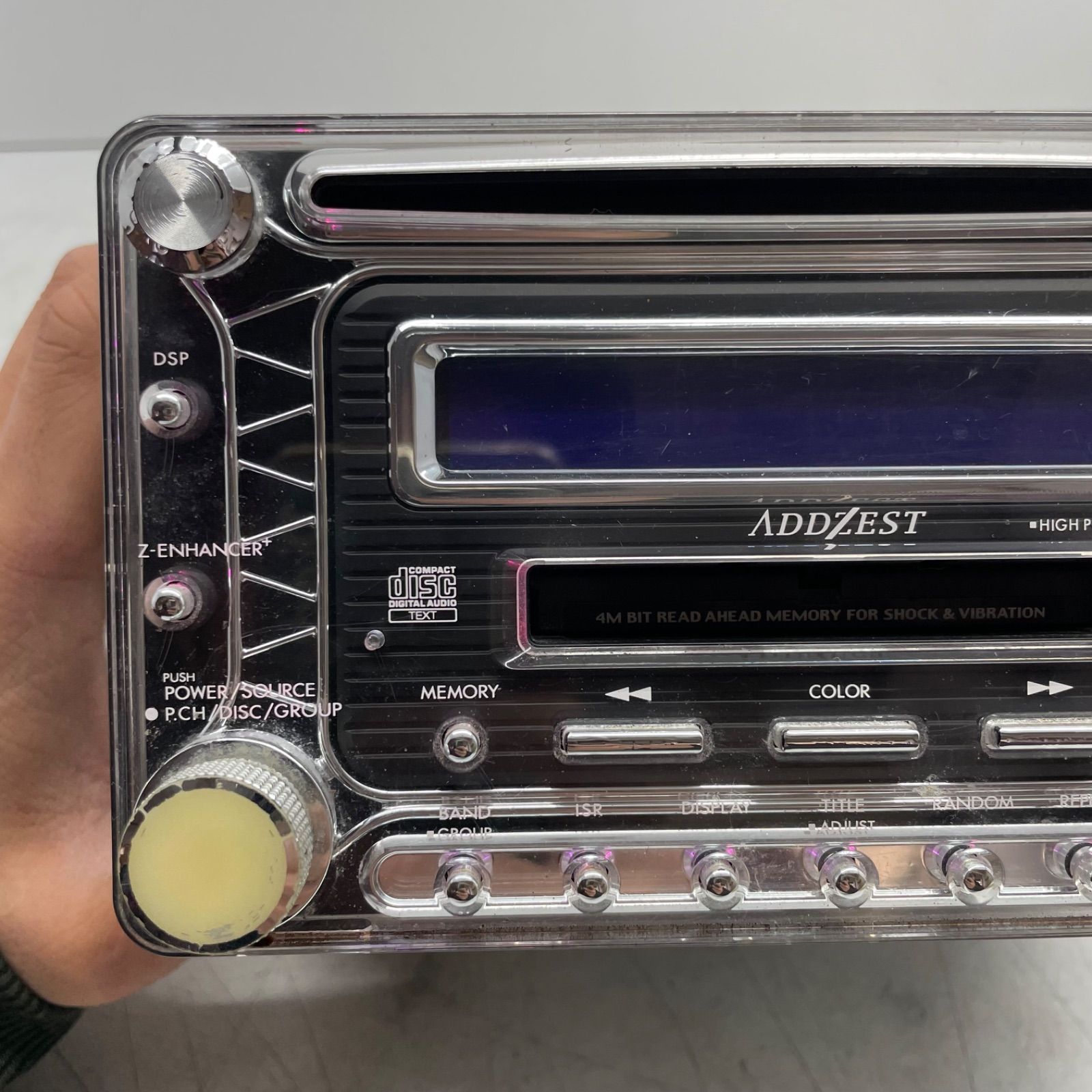 当時物 ADDZEST DMZ345BK CD/MDプレーヤー Yahoo!オークション