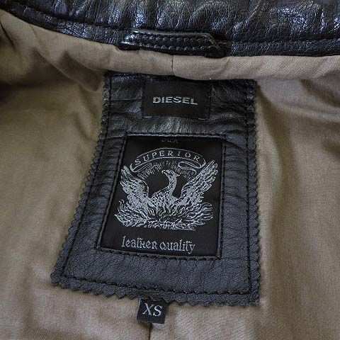 DIESEL M-65 革ジャン ディーゼル DIESEL レザージャケット ライダース M-65 本革
