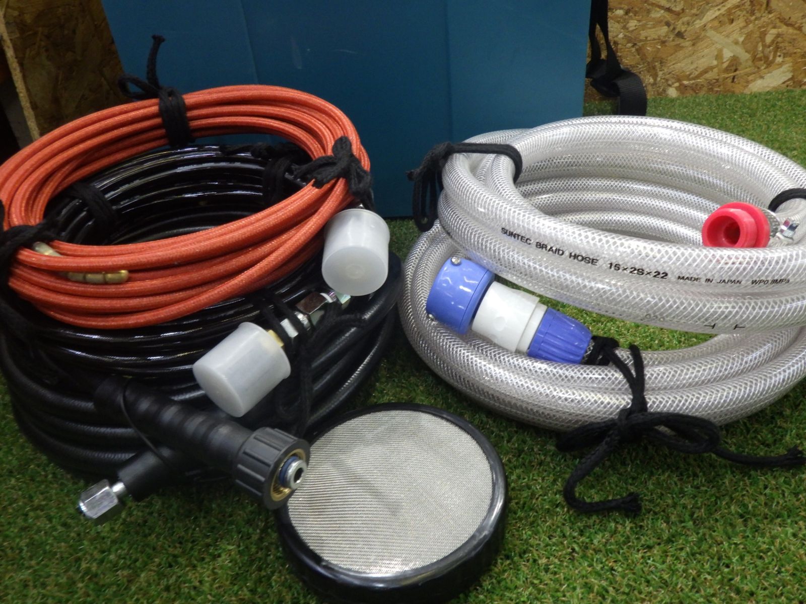 アサダ 高圧洗浄機 HD8506 8.5/60 ホース セット 通電のみ確認