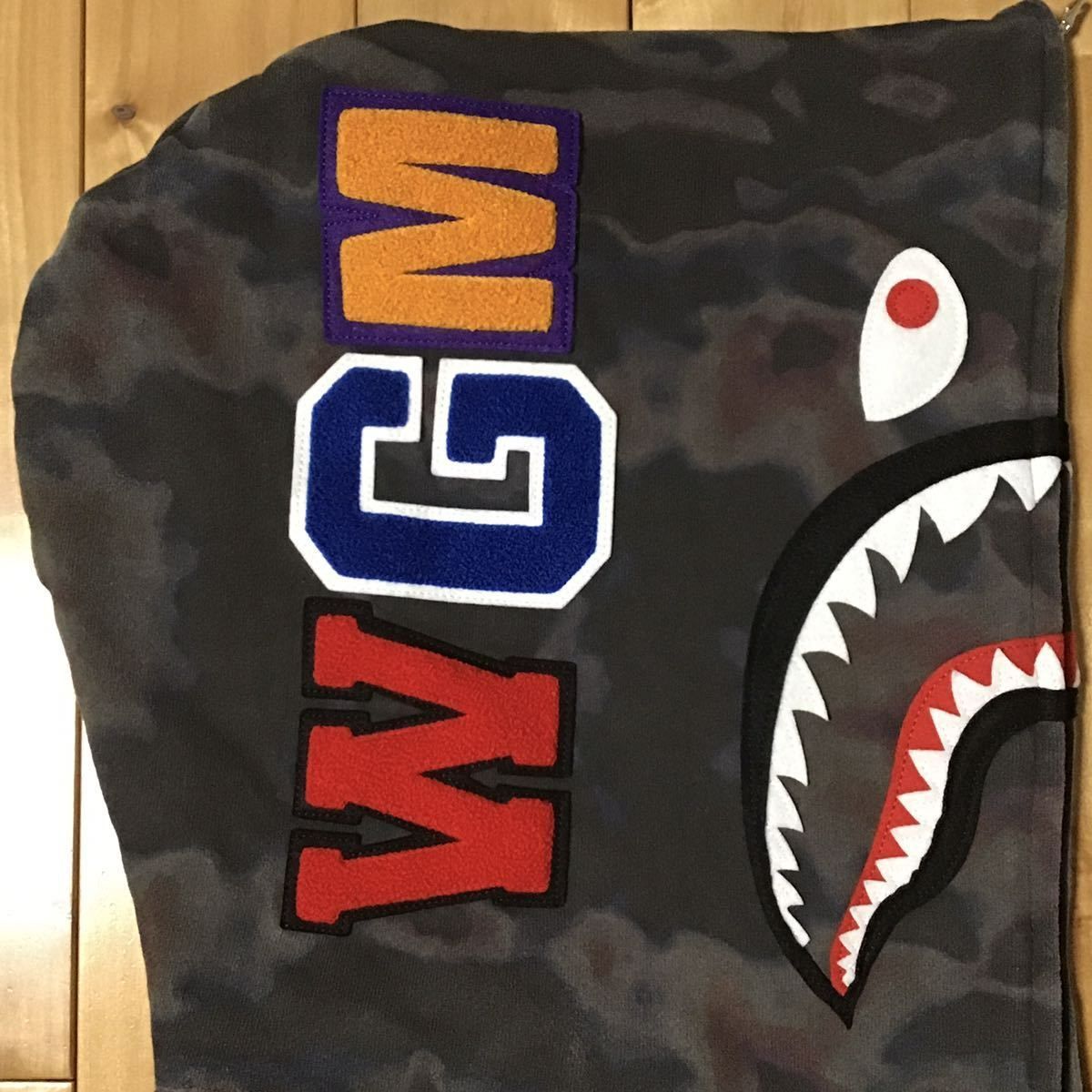 THERMOGRAPHY シャーク パーカー Lサイズ a bathing ape BAPE camo shark full zip hoodie  エイプ ベイプ アベイシングエイプ 迷彩 - メルカリ