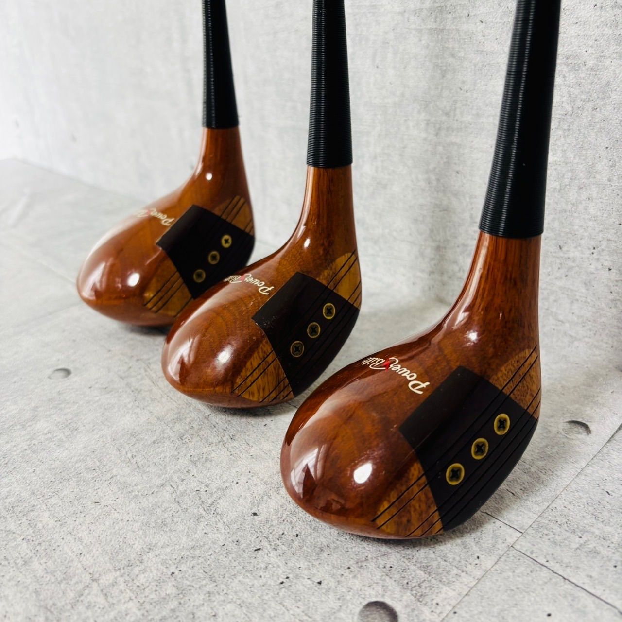 H&B Power Bilt パワービルト プロソニック パーシモンウッド  1W 3W 4W メンズ ゴルフ クラブ ウッド  初心者 入門 H&B Power Bilt パワービルト プロソニック パーシモンウッド 1W