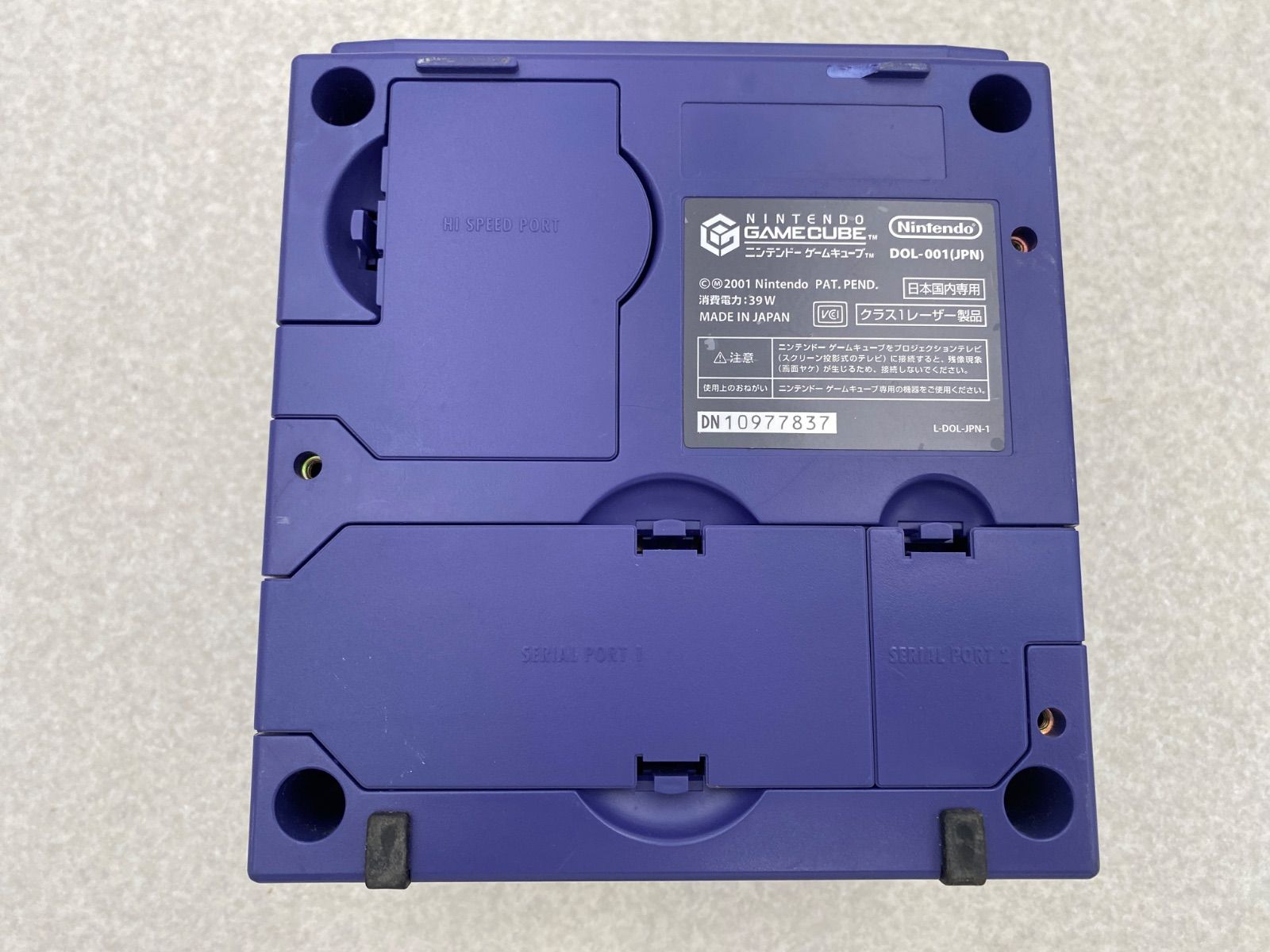 ゲームキューブ 本体 動作品 バイオレット コントローラー2点