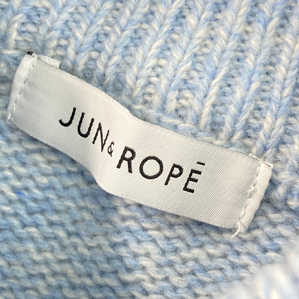 サイズ：S JUN&amp;ROPE ジュン アンド ロペ  ニットセーター  ブルー系 [240101455264] ゴルフウェア レディース ストスト サイズ：S JUN&ROPE ジュン アンド ロペ ニットセーター ブルー