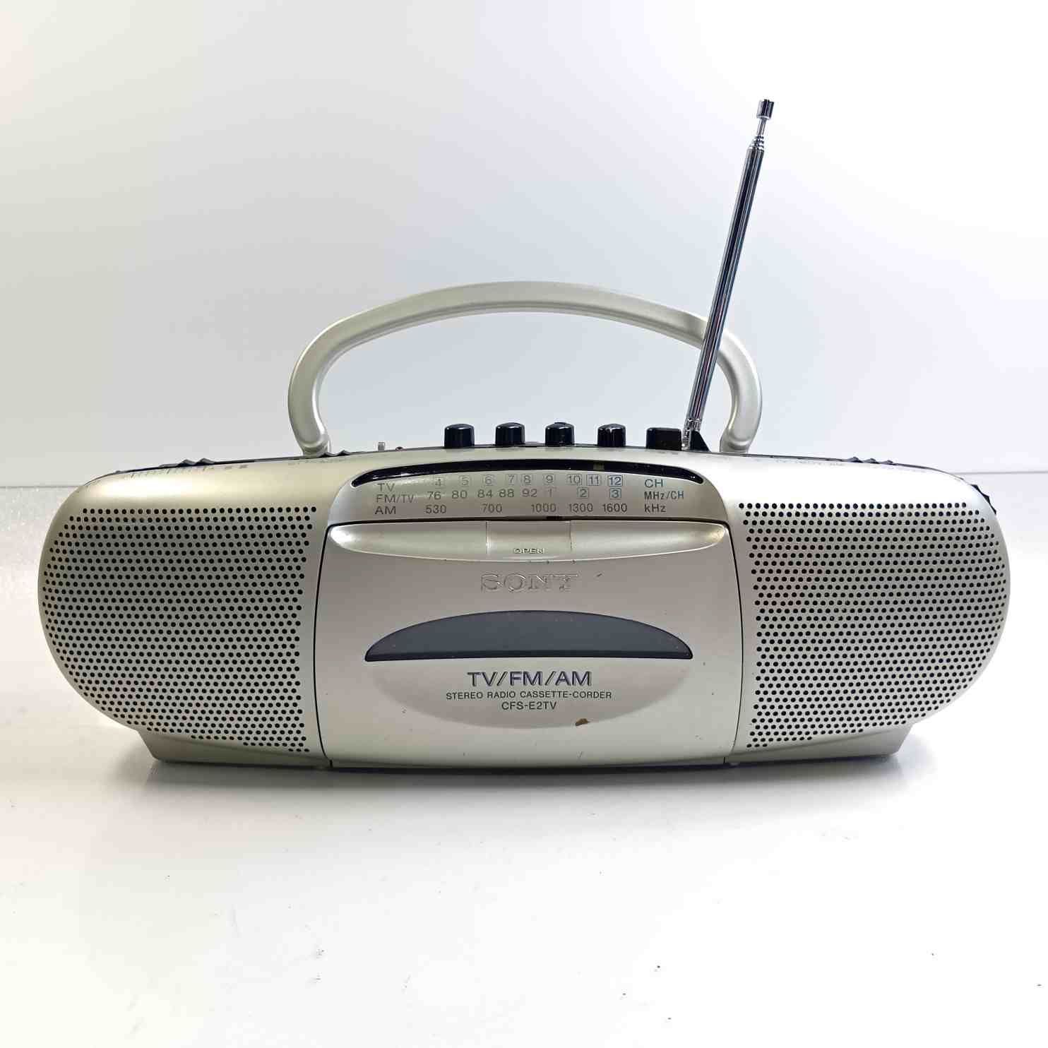 ★お値下げ★ SONYラジオカセットコーダー　CFS-W302 昭和レトロ SONY CFS-V8 STEREO ZILBA'P FM/AMステレオ ラジオカセット
