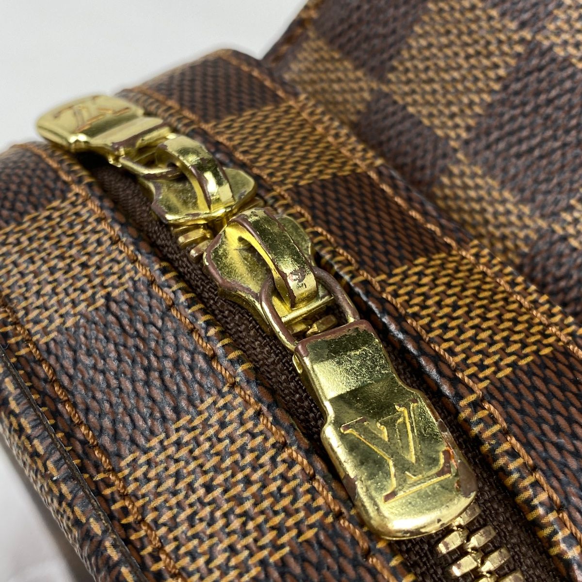 ダミエパターン ボディバッグ ブラウン ルイヴィトン ボディバッグ