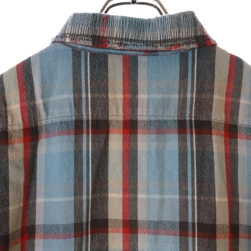 SAINT MICHAEL (セントマイケル) 25SS FLANNEL SHIRT ダメージ加工