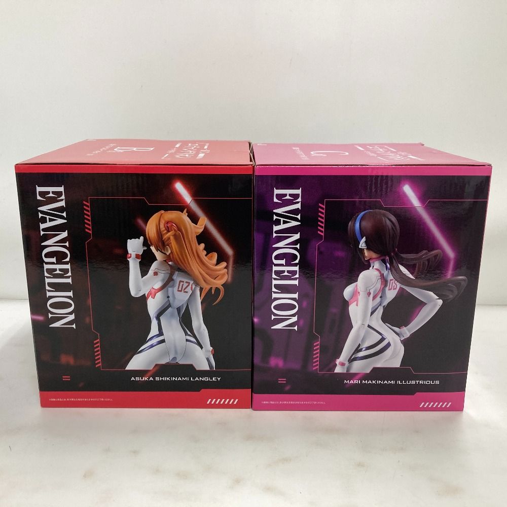 一番くじ　エヴァンゲリオン　フィギュア　2点　アスカ　マリ 新2号機α、アスカ、マリのフィギュアが登場「一番くじ