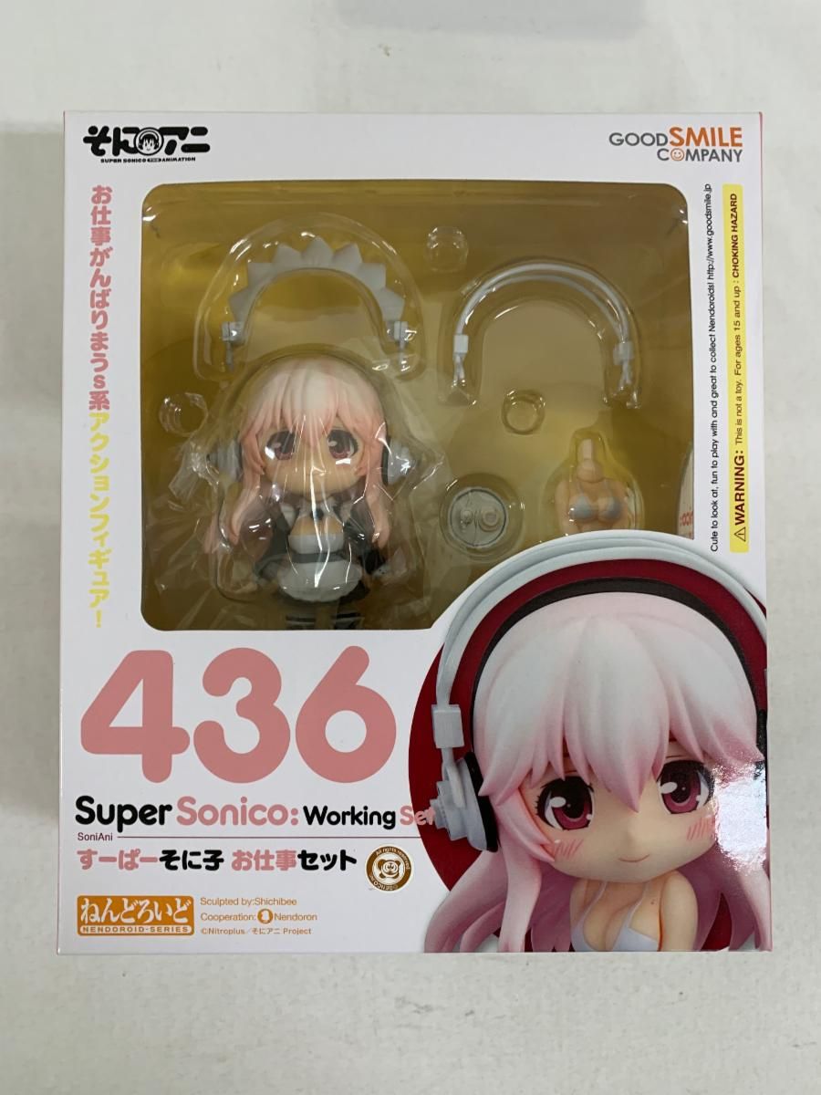 【未開封】ねんどろいど 436 そにアニ すーぱーそに子 お仕事セット Amazon.co.jp: ねんどろいど そにアニ すーぱーそに子 お仕事