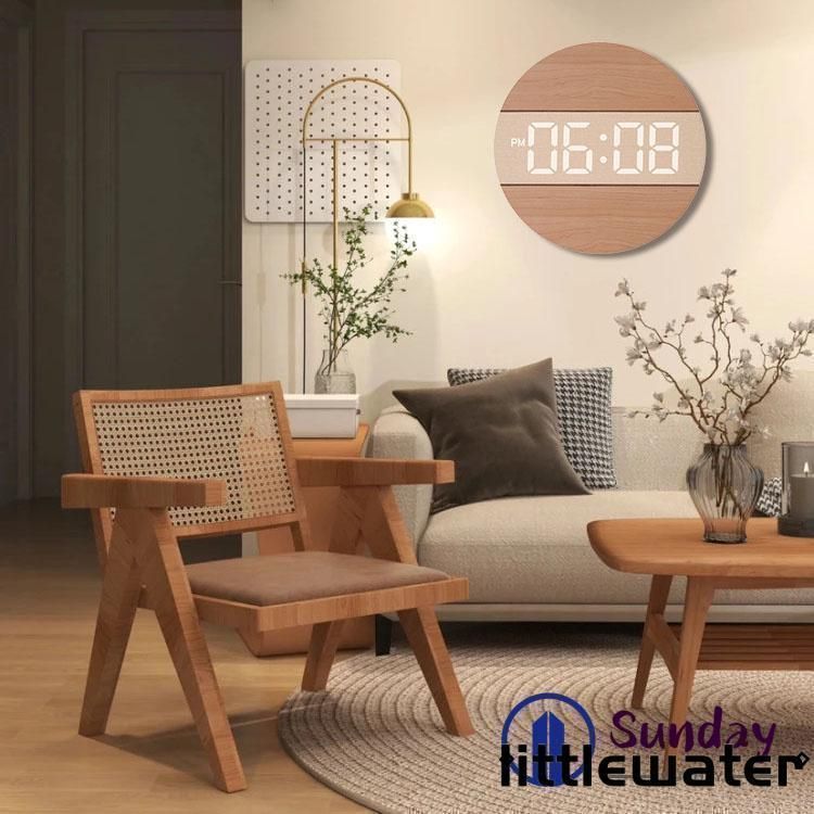 掛け時計 壁掛け時計 デジタル時計 LED 大型 壁掛け 大数字 発光 クロック 静音 スマートおしゃれ レトロ シンプル 北欧風 ホーム装飾 ホーム装飾