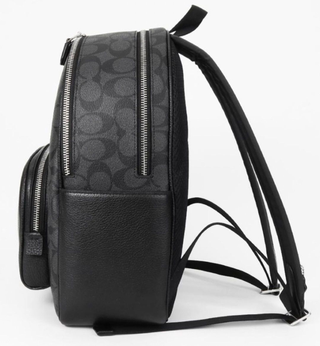 美品 COACH バックパック シグネチャー キャンバス 5671 チョーク コート バックパック シグネチャー キャンバス バックパック
