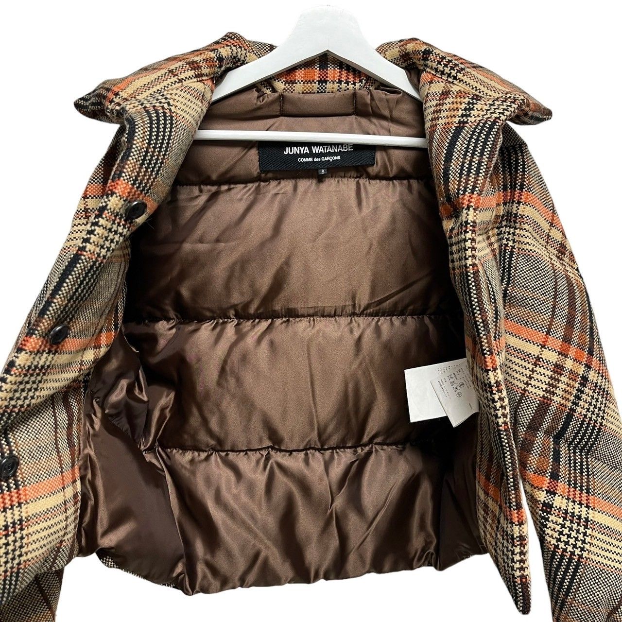 JUNYA WATANABE ジュンヤワタナベ 04AW チェック柄ダウンジャケット JN 