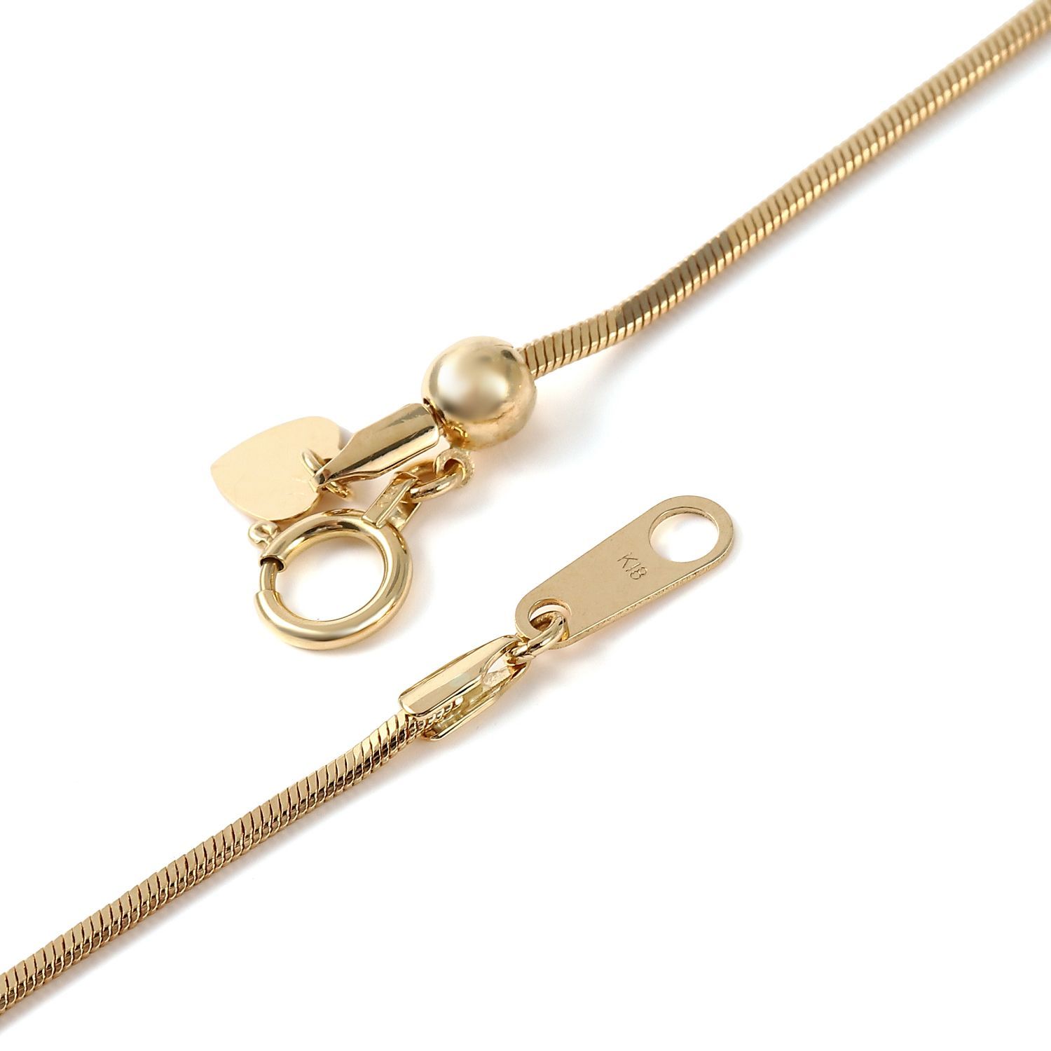 (B102908)K18 YG ネックレス スネークチェーン アクセサリー B102908)K18 YG ネックレス スネークチェーン アクセサリー - メルカリ