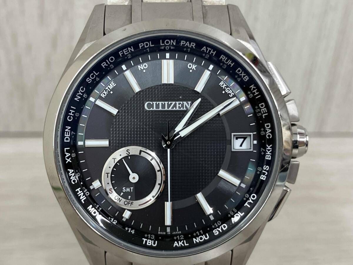 【希少品】CITIZEN アテッサ ソーラーGPS時計 CITIZEN ATTESA F150-T021581 時計 シチズン アテッサ GPS