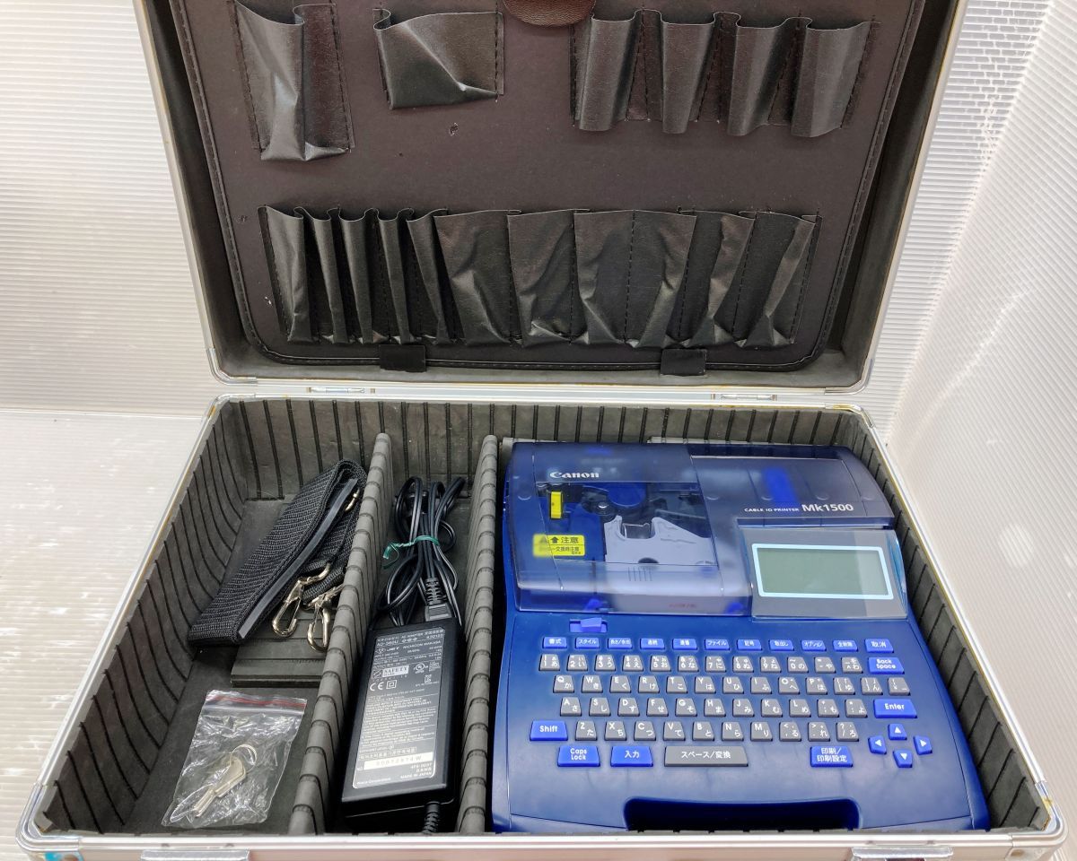 現状品 キヤノン MK150 テプラ 社外品ケース付
