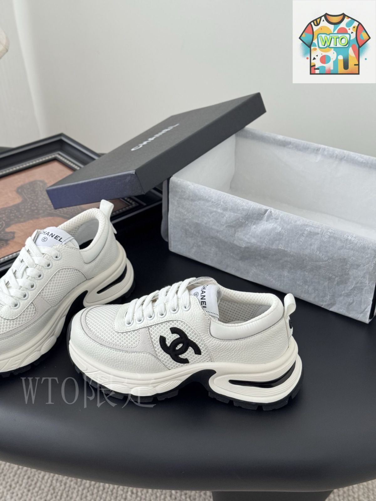 カジュアル♡CHANEL CCカジュアルスニーカー CHANEL シャネル 25A カジュアル スニーカー02-2 - メルカリ
