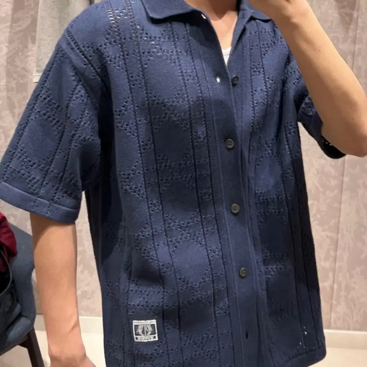 ニットシャツ