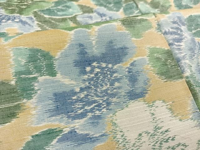 平和屋着物○小千谷紬 草花文 正絹 逸品 未使用 AAAW1827ph - メルカリ