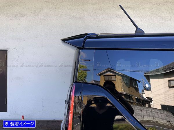 BRIGHTZ eKクロススペース 34 35 37 38 超鏡面ステンレスメッキピラーパネル バイザー 有り用 6PC PIL-SIL-4 BRIGHTZ eKクロススペース 34 35 37 38 超鏡面ステンレス