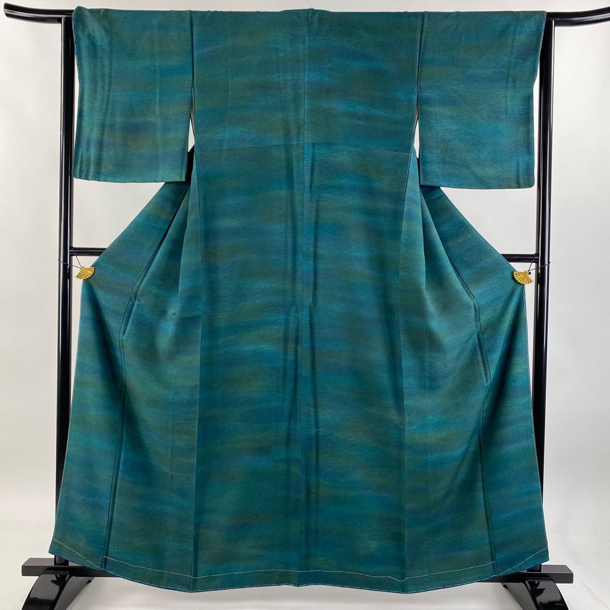 作家物 訪問着 斉藤三才 落款 青緑ぼかし染め 三才鳥 袷 正絹 作家物 訪問着 斉藤三才 落款 青緑ぼかし染め 三才鳥 袷 正絹 - メルカリ