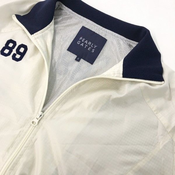 パーリーゲイツ 千鳥格子柄 蓄熱ジップジャケット ゴルフウェア PEARLY