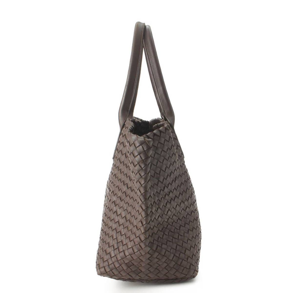 ボッテガ ヴェネタ】Bottega Veneta イントレチャート カバMM レザー 