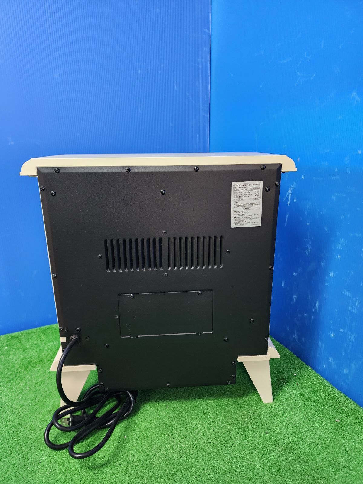 H468☆ニトリ暖炉型ファンヒーター・BLT-999B-8-IV/2019年製・動作品・