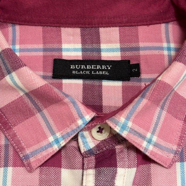 中古 バーバリーブラックレーベル BURBERRY BLACKLABEL 長袖シャツ 