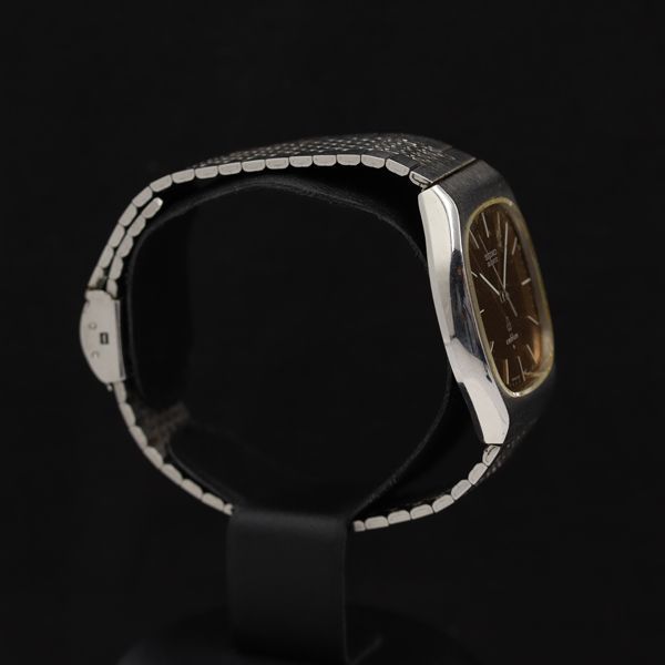 SEIKO シャリオ　メンズ　4120-9010 6530-5000 セイコー セイコーシャリオ エンブレム QZ ブラウンシルバー文字盤 4120