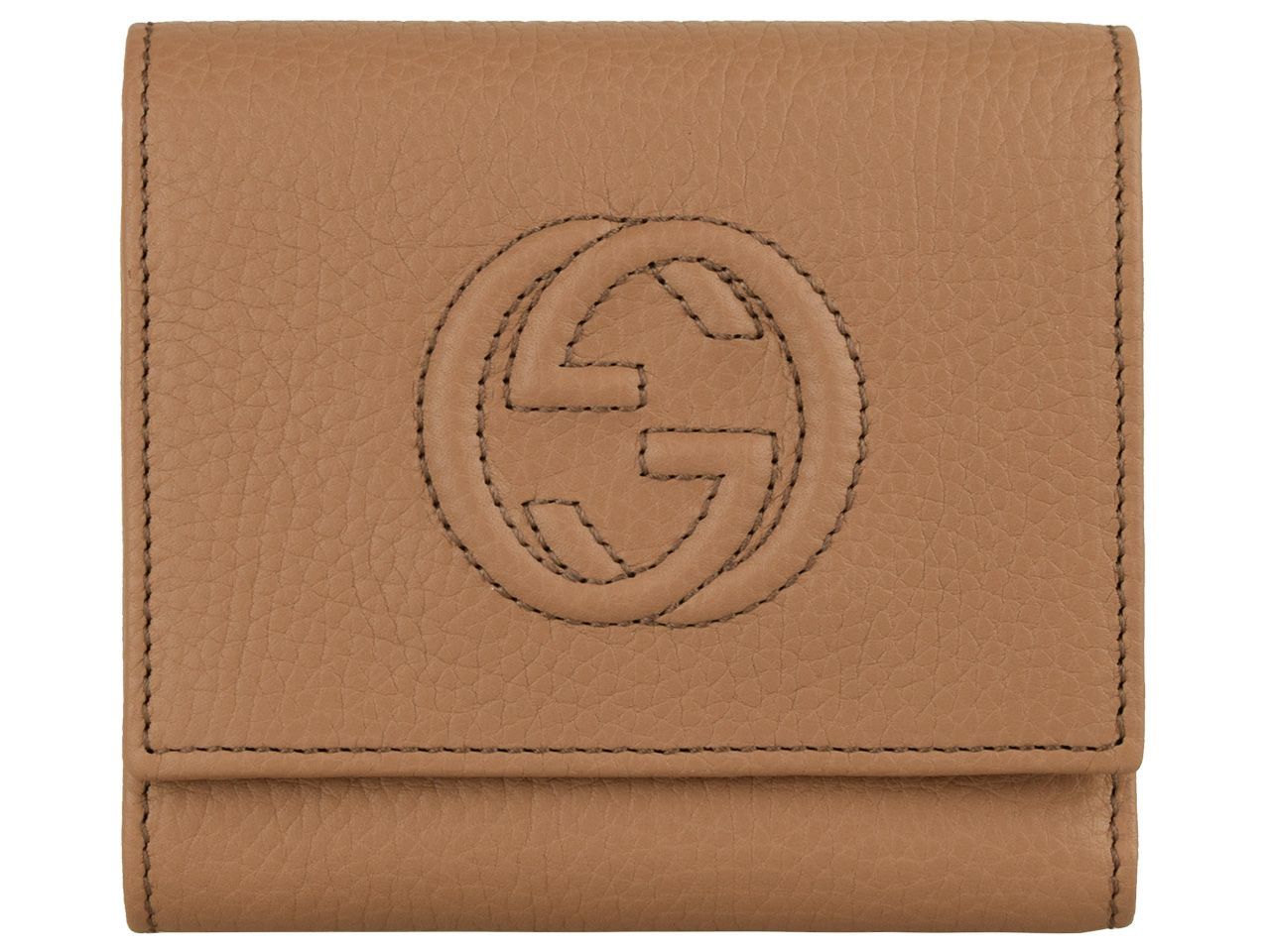 【関税込み】 ☆GUCCHI☆ SOHO ロゴ 三つ折り 折りたたみ財布 GUCCI Soho(グッチ ソーホー) 財布・小物(レディース) - 海外