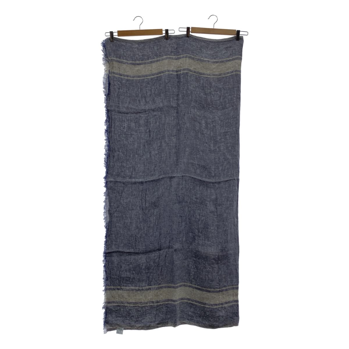 美品】 DANIELA GREGIS / ダニエラグレジス | リネン フリンジ 大判  