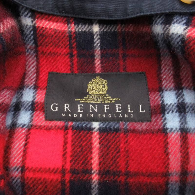 GRENFELL（M）ステンカラーコート/ロングコート/イギリス製/チェック柄 2025年最新】GRENFELL メンズ ステンカラーコートの人気アイテム