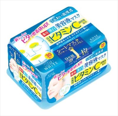 まとめ買い-24点セット クリアターンＶＣエッセンスマスク ビタミンＣ コーセーコスメポート シートマスク