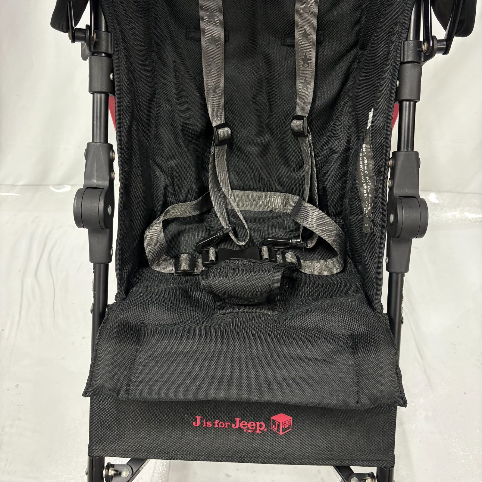 JEEP スポーツリミテッド バギー B型ベビーカー ブラック レッド