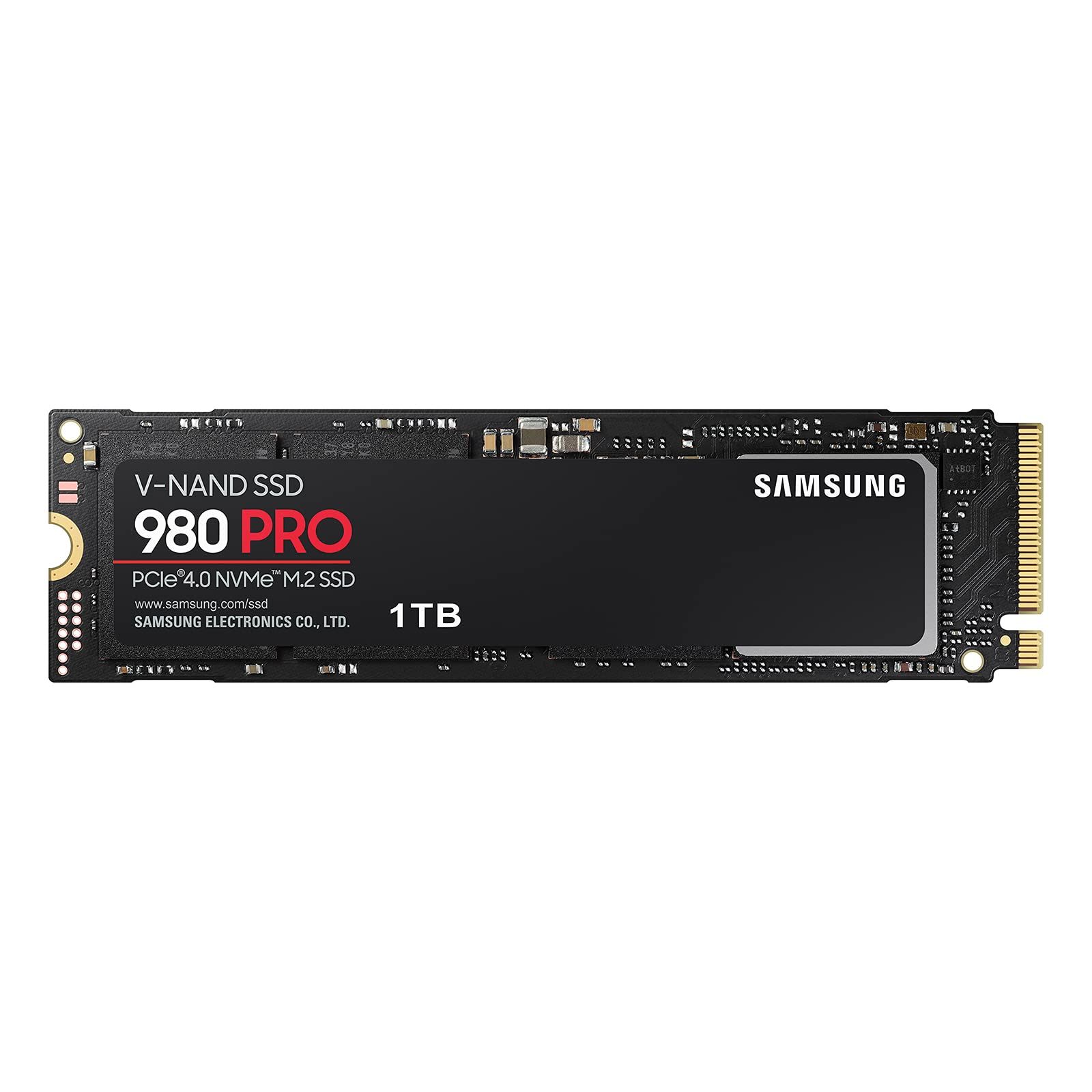 Samsung 980 PRO 1TB PCIe Gen 4.0 x4 (最大転送速度 7，000MB/秒) NVMe M.2 (2280) 内蔵 SSD MZ-V8P1T0B/EC 国内正規保証品 [980 PRO] [1TB]
