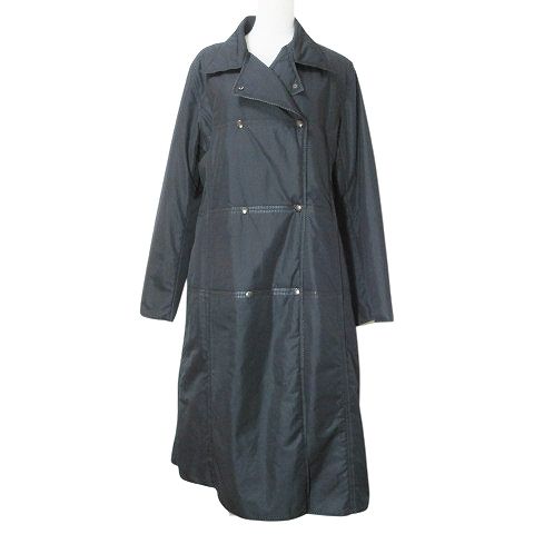 ヒロコビス　ロングコート　ブラック ヒロコビス ロングコート ブラック 【公式通販】