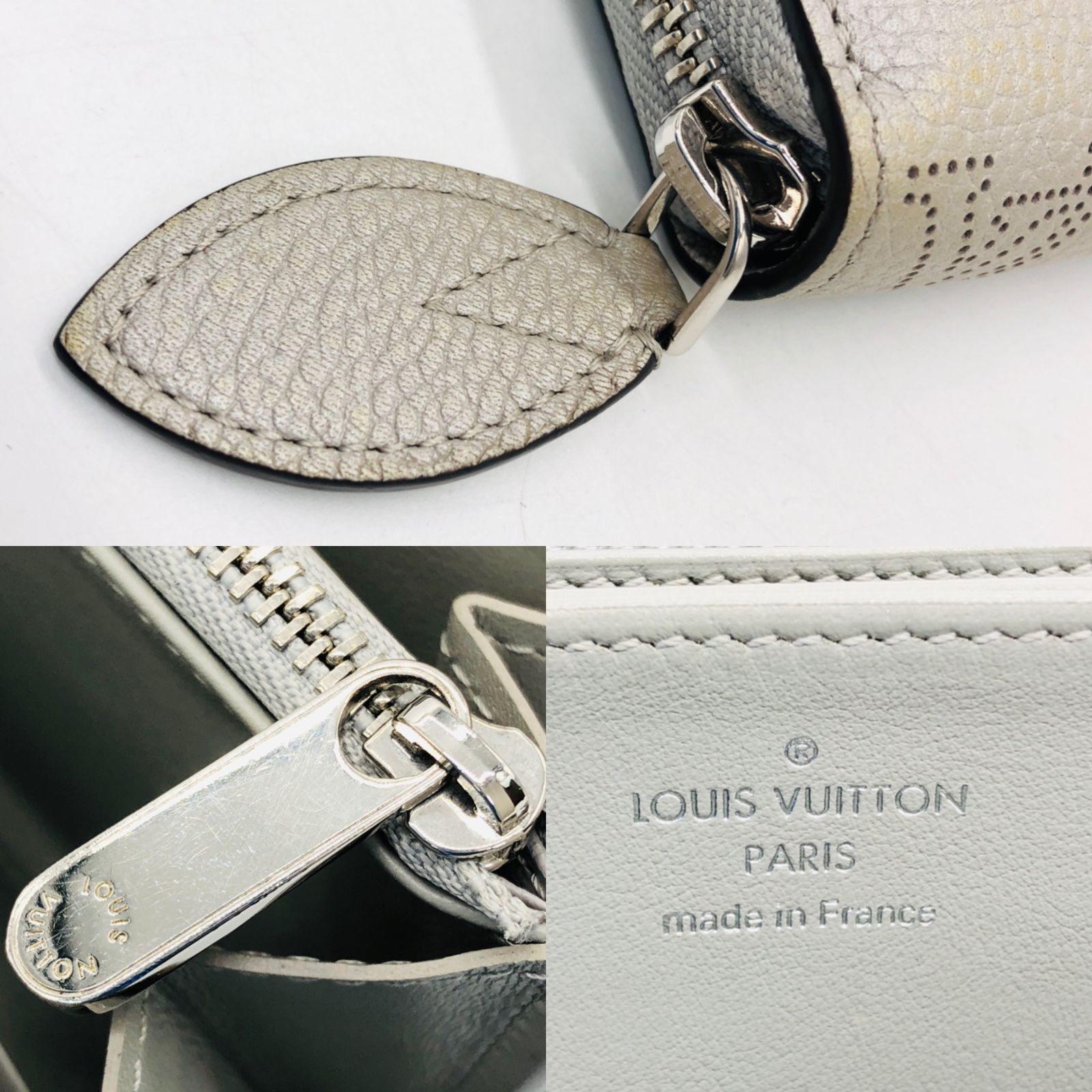 美品】LOUIS VUITTON ルイヴィトン マヒナ ジッピーウォレット 