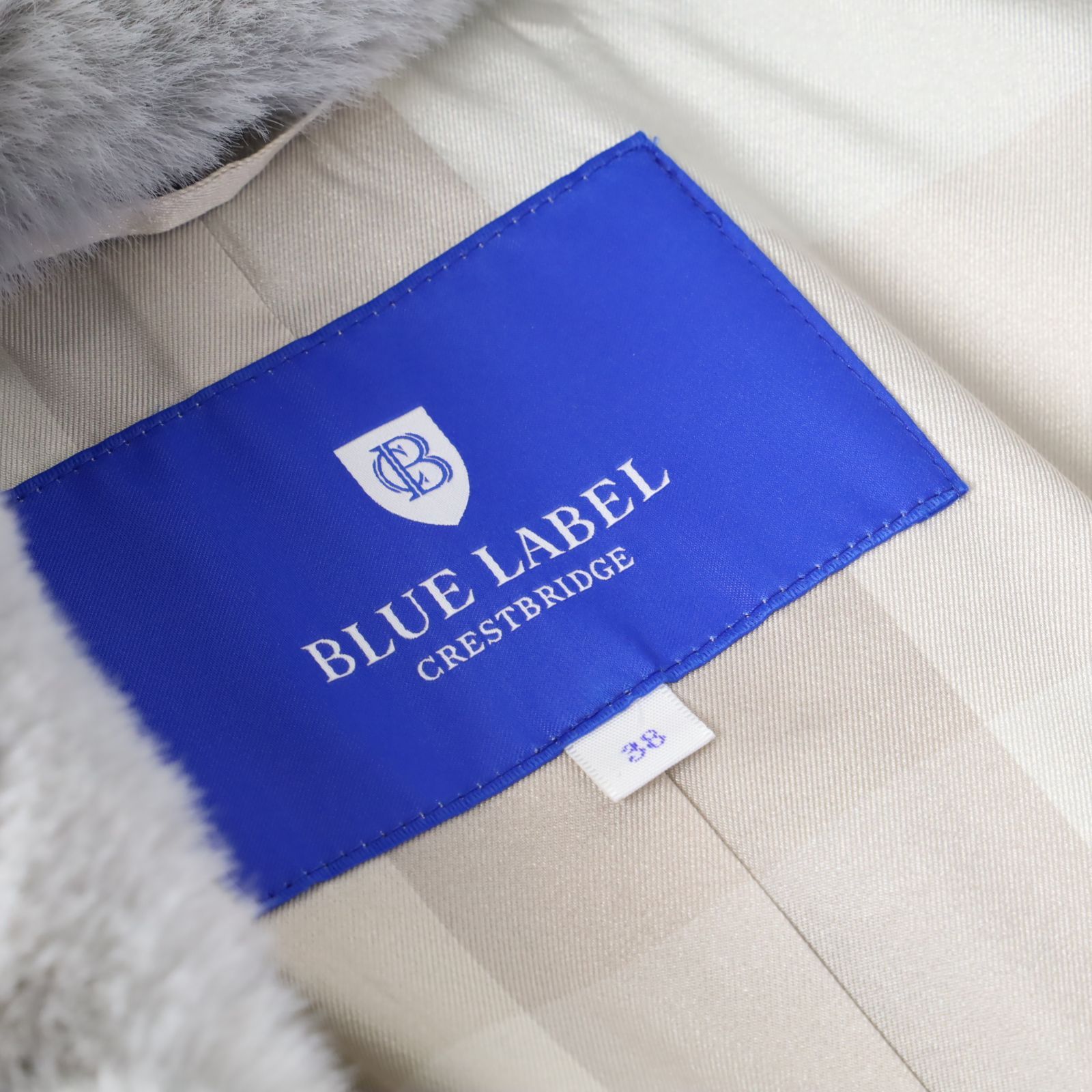 新品 8.6万円 ブルーレーベル クレストブリッジ ウール スタンドカラー
