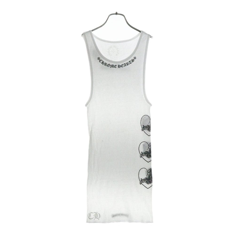 CHROME HEARTS (クロムハーツ) LOVE YOU RIB TANK WHITE