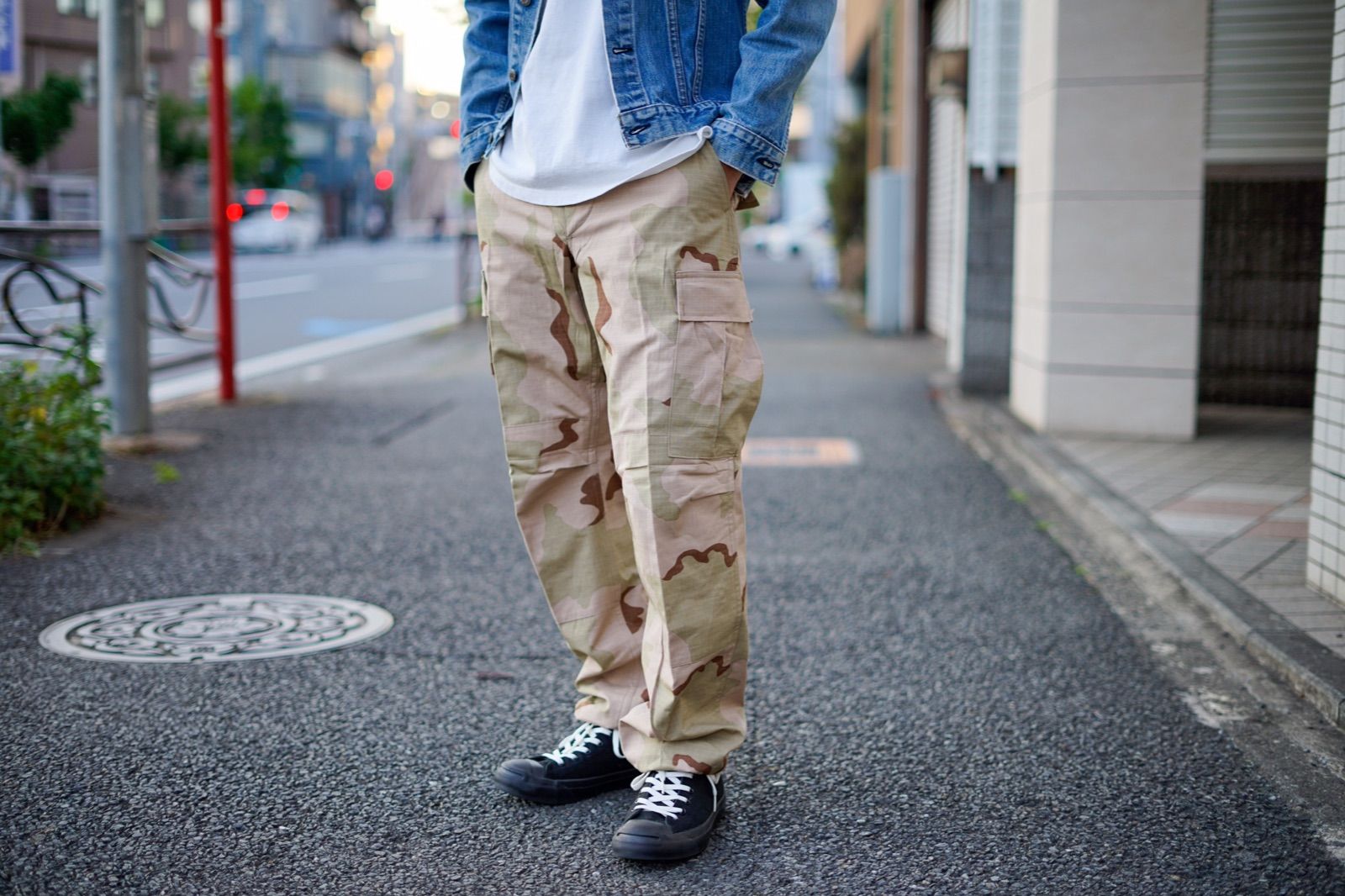 90's Vintage【US ARMY】BDU Desert Camouflage Cargo Pants デザートカモ カーゴパンツ◆Size: US-S-S【DEADSTOCK】