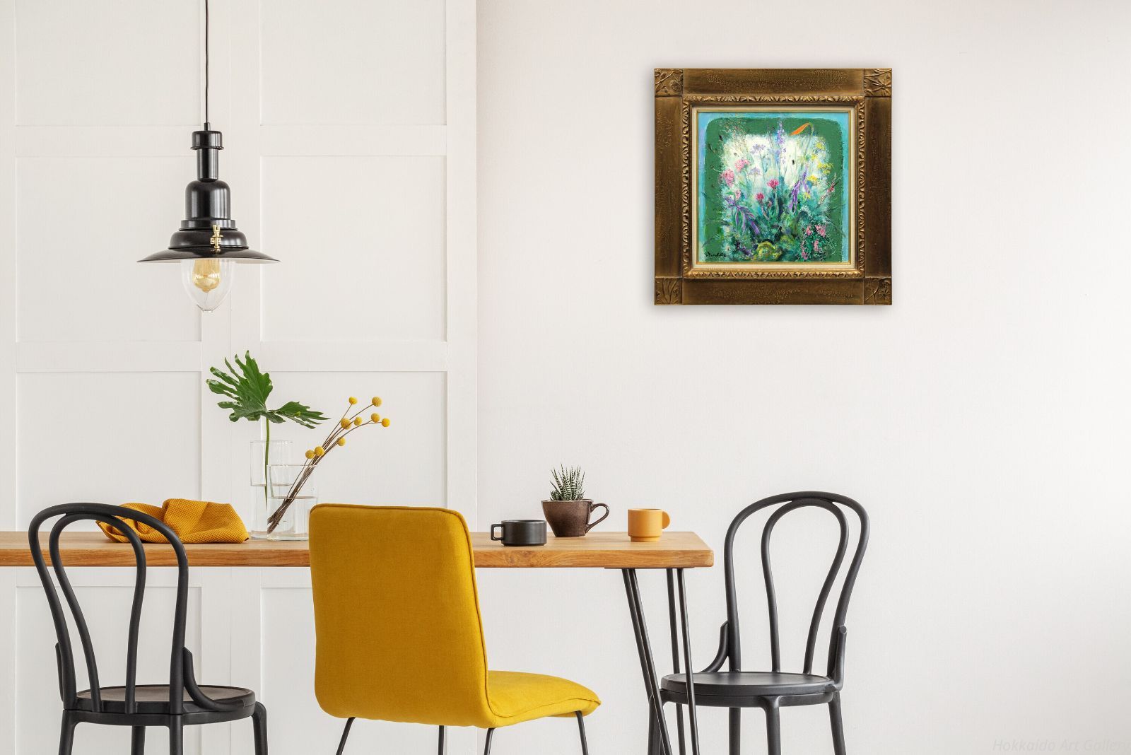 寺坂公雄 「高原の野花好き」 油絵・油彩画 絵画 - メルカリ