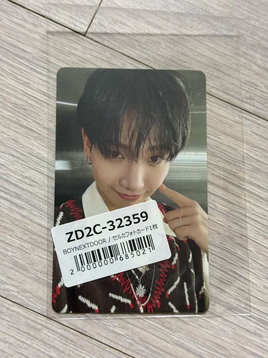 BOYNEXTDOOR ジェヒョン WHO チェキ ポラロイド BOYNEXTDOOR