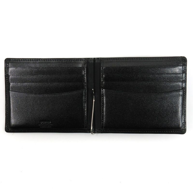 PORTER黒いレザー マネークリップ ジッパー付き PORTER(ポーター