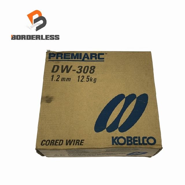 箱痛み KOBELCO コベルコ 溶接ワイヤ DW-308 1.2ｍｍ 12.5Kg 神戸製鋼 消耗品 ワイヤー 半自動 107815