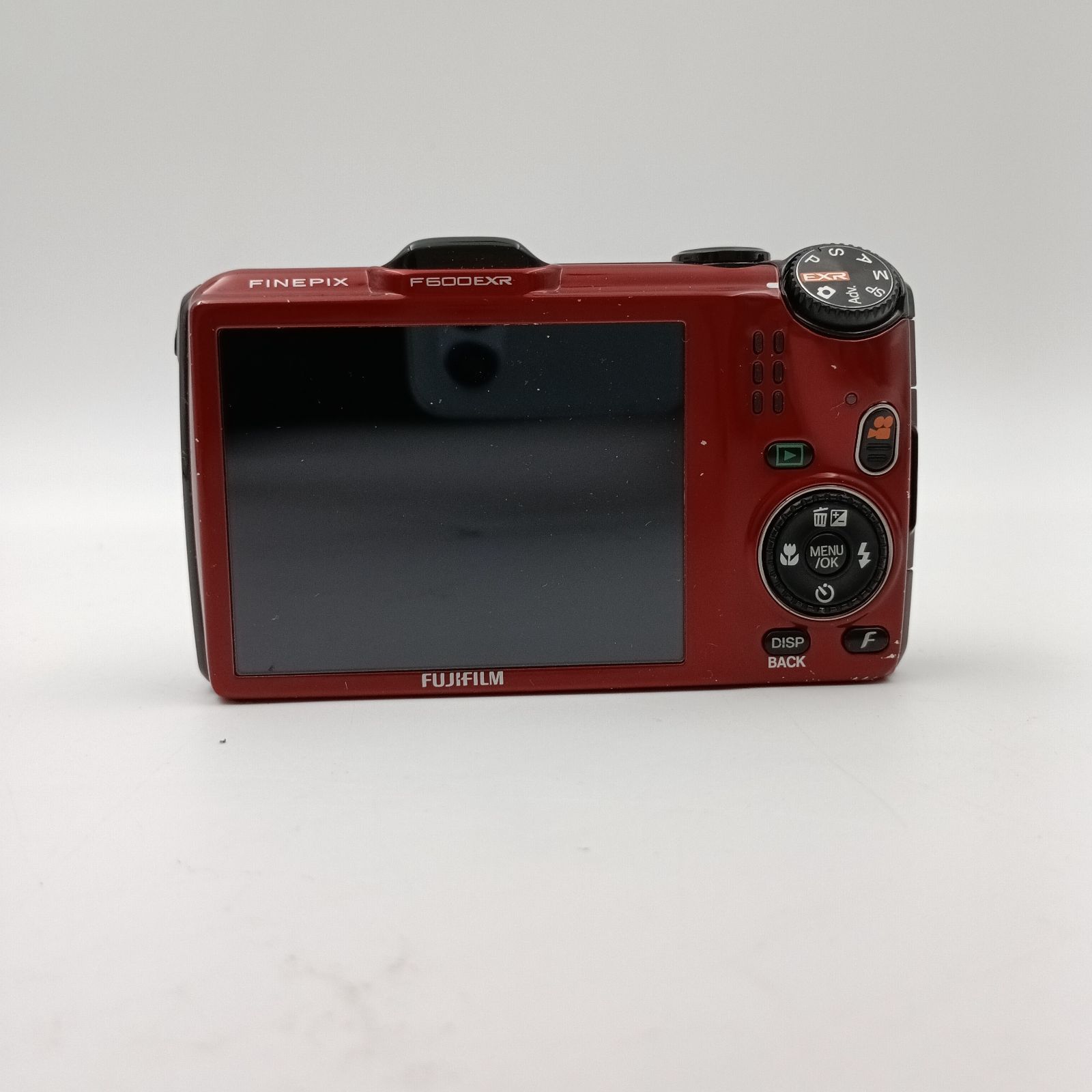 K-0401】FUJIFILM FinePix F600EXR レッド バッテリーあり