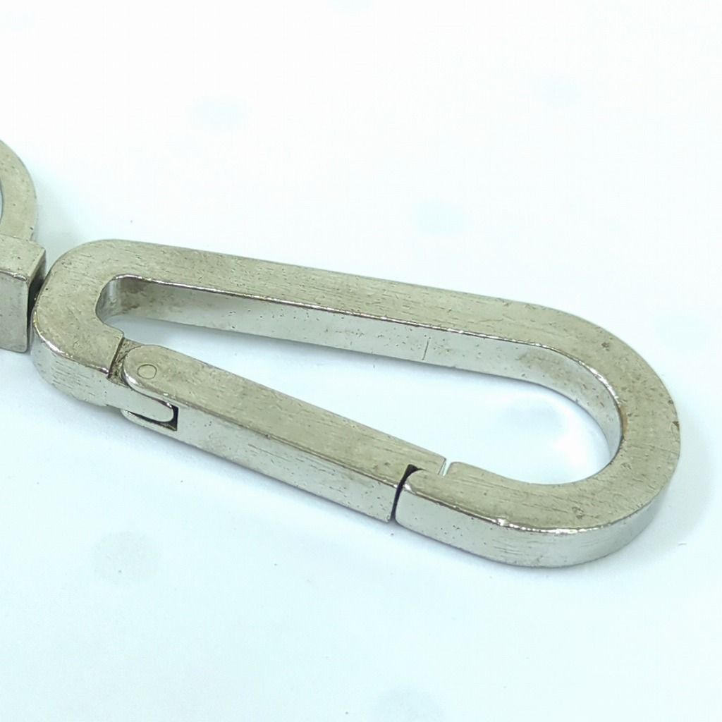 PRADA プラダ カラビナ キーリング シルバー PRADA プラダ カラビナ キーリング キーホルダー シルバーカラー