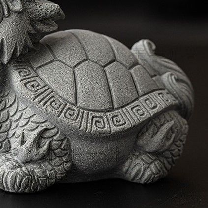 天然大理石　彫刻　亀の置物　不思議な力のあるオブジェ　運気　金運　憑き物　呪物 亀 カメ 紫砂 置物 オブジェ 金運 仕事運 健康運 伝統的 高品質