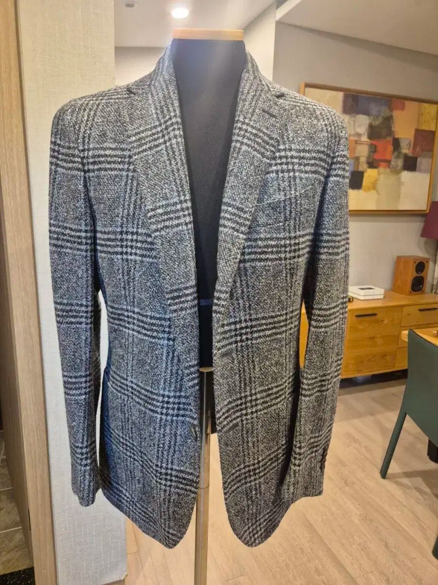 静止画 ラテン系 グレンチェック ジャケット 48 stile latino